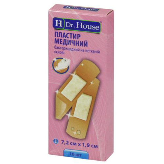 Пластырь медицинский H Dr. House (Н Др.Хаус) 7.2 см х 1.9см нетканая основа